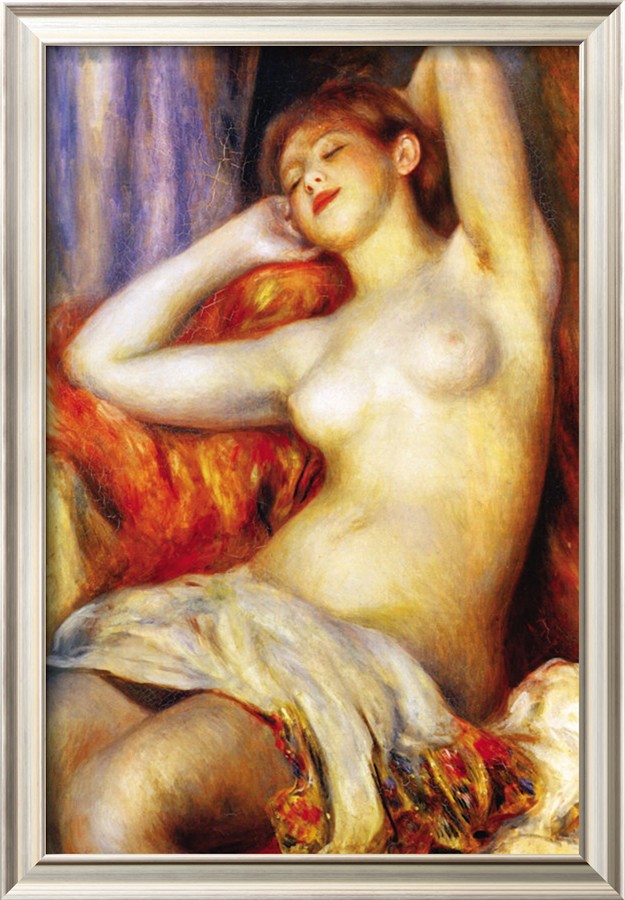 The Sleeping - Pierre-Auguste Renoir painting on canvas
